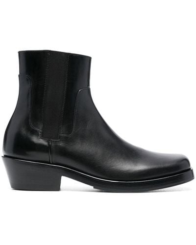 Raf Simons 45mm Block-heel Ankle Boots - Black