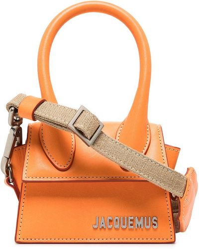 Jacquemus Le Chiquito Leather Mini Bag - Orange