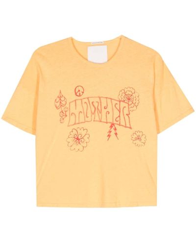 Mother The Big Deal Graphic-print T-shirt - Yellow