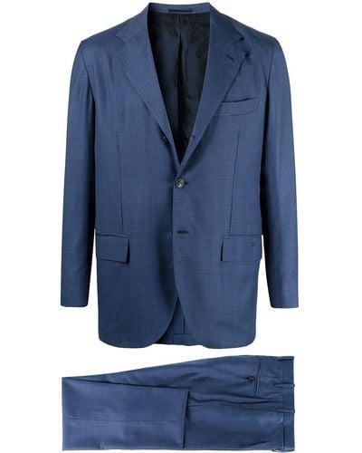Kiton Two-piece Virgin Wool Suit - Blue