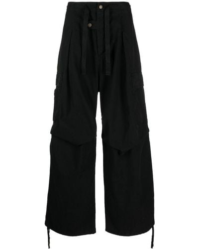 DARKPARK Joseph Wide-leg Cargo Jeans - Black