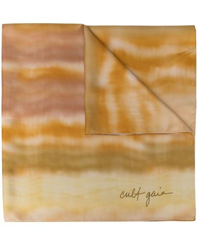 Cult Gaia Gaias Tie-dye Silk Scarf - Multicolor