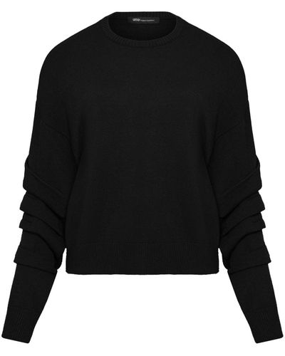 UMA | Raquel Davidowicz Crew-neck Sweater - Black