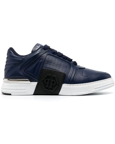 Philipp Plein Phantom Low-top Sneakers - Blauw