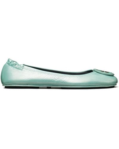 Tory Burch Minnie Ballerina Shoes - Green