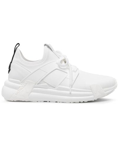 Moncler Lace-up leather sneakers - Bianco