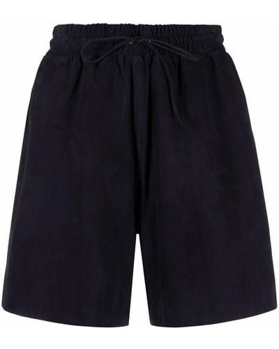 P.A.R.O.S.H. Shorts Met Elastische Taille - Blauw
