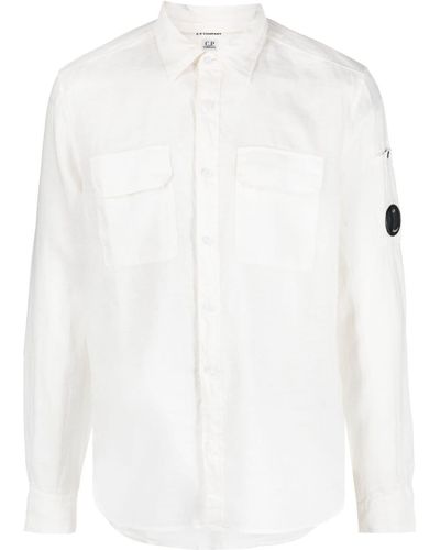 C.P. Company チェストポケット シャツ - ホワイト