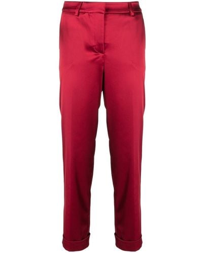 P.A.R.O.S.H. Satin-finish Tailored Pants