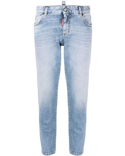 DSquared² Cropped Jeans - Blauw