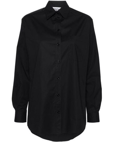 Moschino Logo-print Shirt - Black