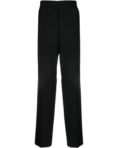 Filippa K Buttoned-up Straight-leg Pants - Black
