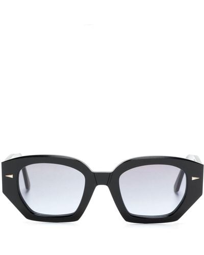 Ahlem Constantine Geometric-frame Sunglasses - Black