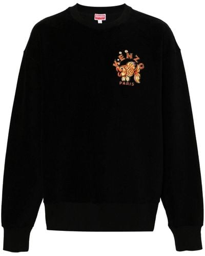 KENZO Sweater Met Borduurwerk - Zwart