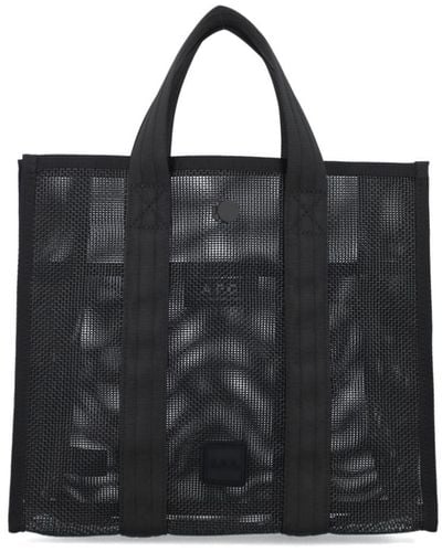 A.P.C. Bolso shopper Louise pequeño - Negro