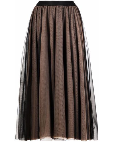 Blanca Vita Gigaro ロングスカート - ブラック