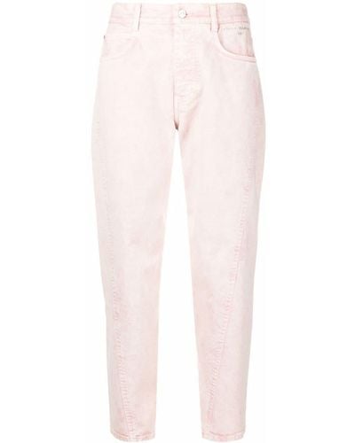 Stella McCartney Faded Cropped Jeans - Pink