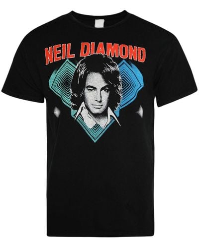 MadeWorn Neil Diamond Cotton T-shirt - Black