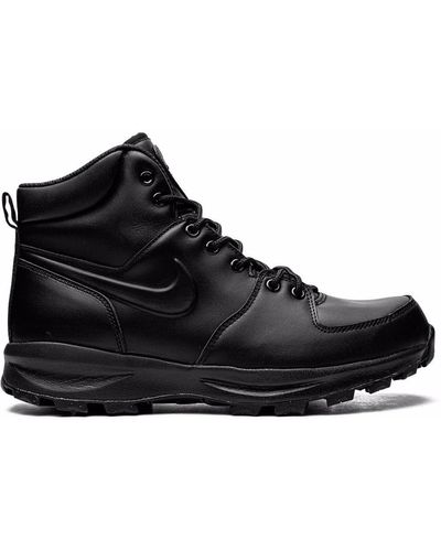 Nike Manoa Leather Sneakers - Black