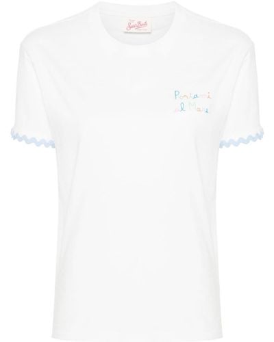 Mc2 Saint Barth Emilie cotton T-shirt - Weiß