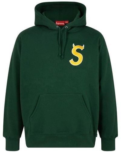 Supreme Hoodie mit S-Logo - Grün
