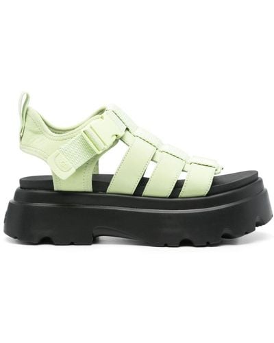 UGG Cora Leather Sandals - Groen