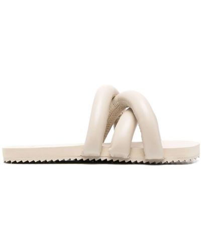 Yume Yume Sandali slides Tyre con cinturini incrociati - Bianco