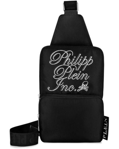 Philipp Plein Logo-print Messenger Bag - Black