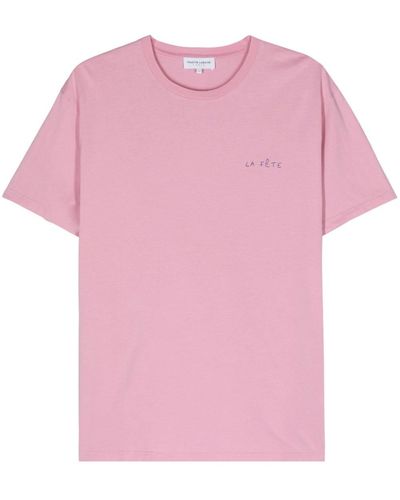 Maison Labiche La Fête Cotton T-shirt - Pink