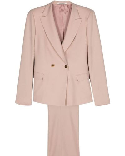 Tagliatore Doppelreihiger Anzug - Pink