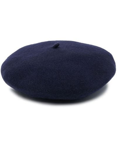Maison Margiela ウール ベレー帽 - ブルー