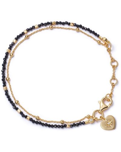 Astley Clarke Fine Biography Beaded Bracelet - Metallic