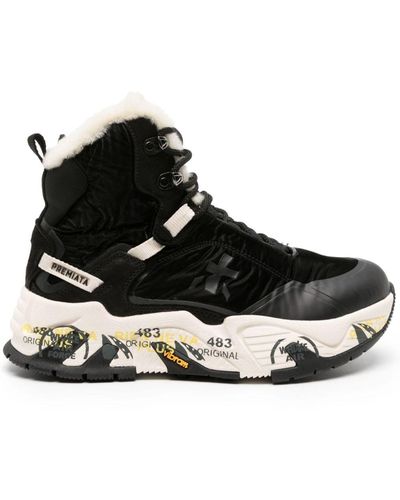 Premiata Saintcrossd 333m High-top Trainers - Black