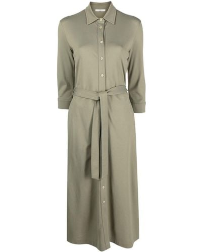 Circolo 1901 Long-sleeve Midi Dress - Green