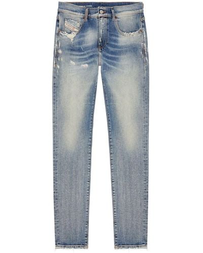 DIESEL 2019 D-strukt 007q3 Slim-cut Jeans - Blue