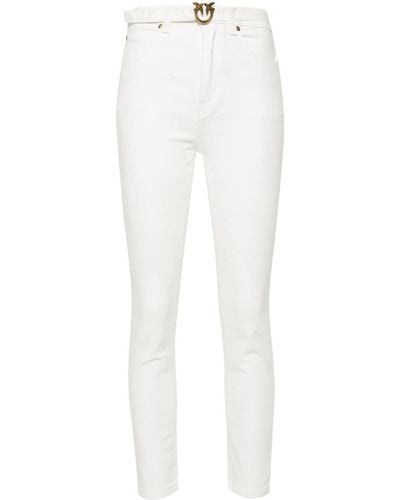 Pinko Susan High-Waist-Jeans - Weiß