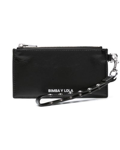 Bimba y Lola debossed-logo Leather Wallet - Farfetch