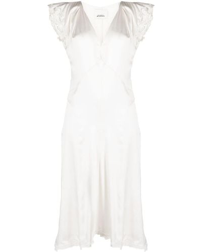 Isabel Marant レーストリム ドレス - ホワイト