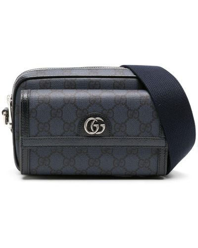 Gucci Mini Ophidia GG Messenger Bag - Black