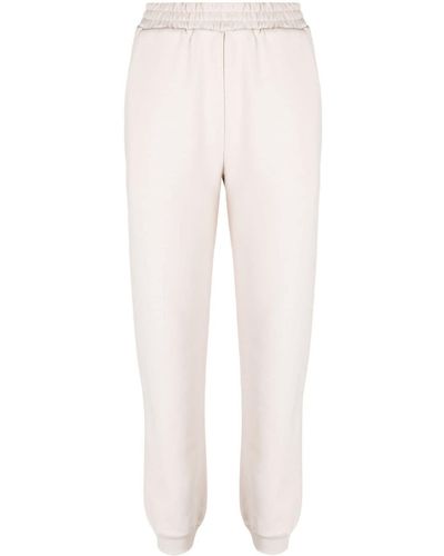 Dondup Logo-patch Track Trousers - Natural