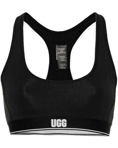 UGG Missy Logo-underband Sports Bra - Black