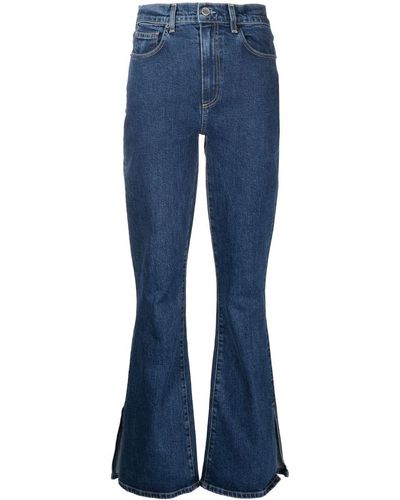 Le Jean Flared Jeans - Blauw