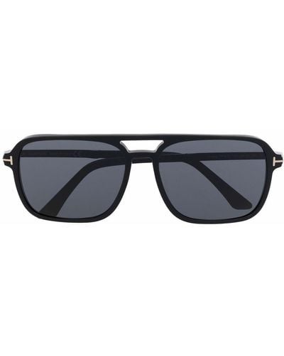 Tom Ford Gafas de sol con montura de navegante - Negro