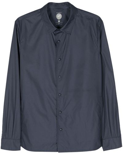 Mazzarelli Long-sleeve Shirt Jacket - Blue