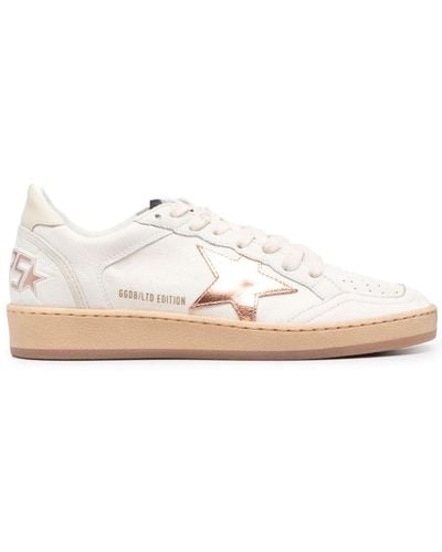 Golden Goose Ball Star Leather Trainers - Pink