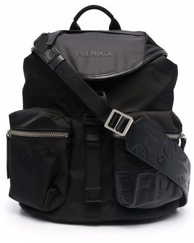 Premiata Lyn Logo-print Backpack - Black