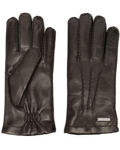 Corneliani Handschuhe aus Leder - Schwarz