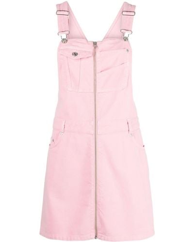 Moschino Jeans デニム ジャンパースカート - ピンク