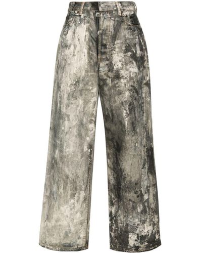 Acne Studios Jeans Met Wijde Pijpen - Grijs