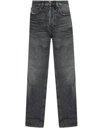 DIESEL 2001 D-Macro Straight-Leg-Jeans - Grau